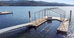 Private dock with large boat lift.
